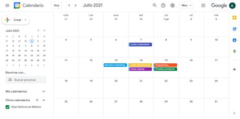 Agenda de citas en el Calendario de Google